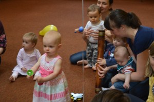 children playing musical instruments